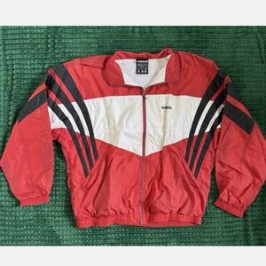 ADIDAS vintage track jacket. rare, XL